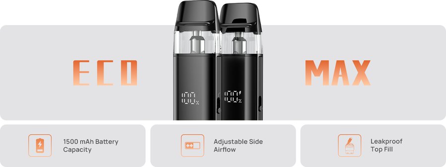 Aspire Loomix ECO and MAX power levels