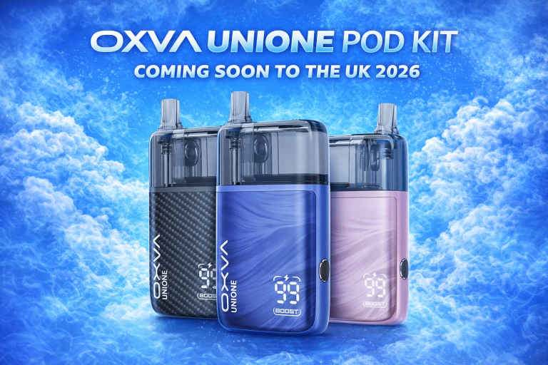 Explore the upcoming OXVA Unione Pod Kit, a high‑capacity TPD‑compliant pod system designed for nic salt vapers. Get an early preview of its dual‑chamber pod concept, battery, power modes and target users, with all details subject to change before the final UK release.