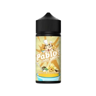 Vanilla Custard by Pablo’s Cake Shop is a rich 70/30 dessert shortfill blending creamy custard with sweet Madagascan vanilla. Perfect for sub-ohm devices. Shop premium dessert e-liquids at White Vape Co.