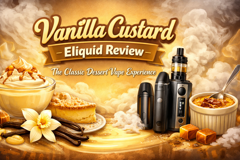 Vanilla Custard Eliquid Review 2026 – The UK’s Best Dessert Vape Compared Across Brands