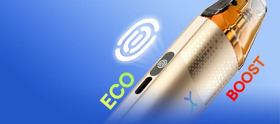 OXVA NeXLIM 2 Mini touch switch for ECO and BOOST modes