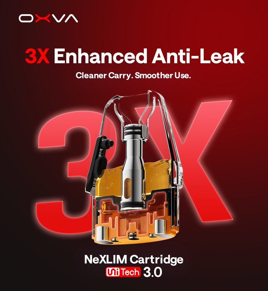 OXVA NeXLIM 2 UNITECH 3.0 pod anti-leak cutaway