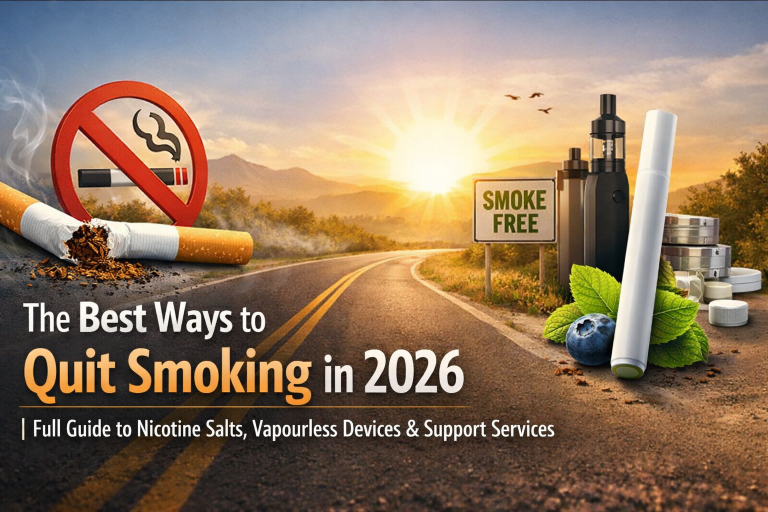 The Best Ways to Quit Smoking in 2026 | Full Guide to Nicotine Salts, Vapourless Devices & Support Services