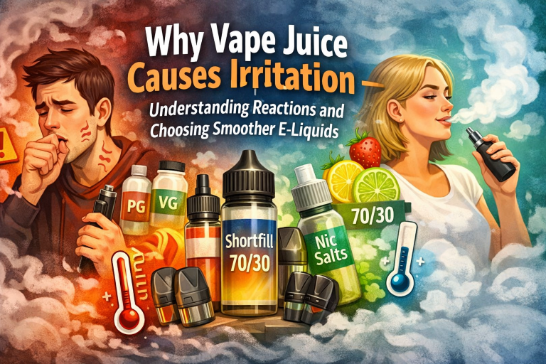 Why Vape Juice Causes Irritation | Complete 2026 Guide to E‑Liquid Reactions