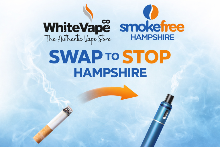 Swap to Stop Scheme Hampshire | Free Vape Kits & Support from White Vape Co