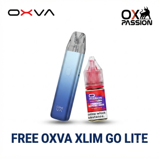 Get a FREE XLIM GO LITE with 12 x OX Passion Salts | White Vape Co