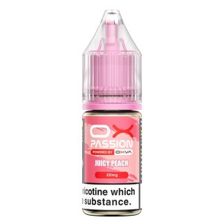 Juicy Peach Ox Passion Nic Salt E-Liquid | White Vape Co