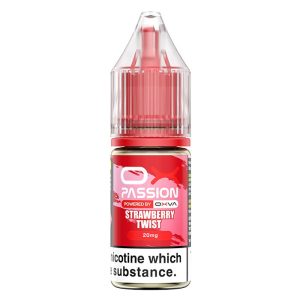 Strawberry Twist Ox Passion Nic Salt E-Liquid | White Vape Co