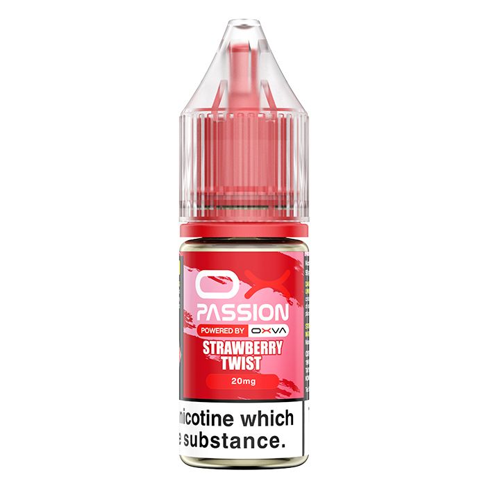 Strawberry Twist Ox Passion Nic Salt E-Liquid | White Vape Co