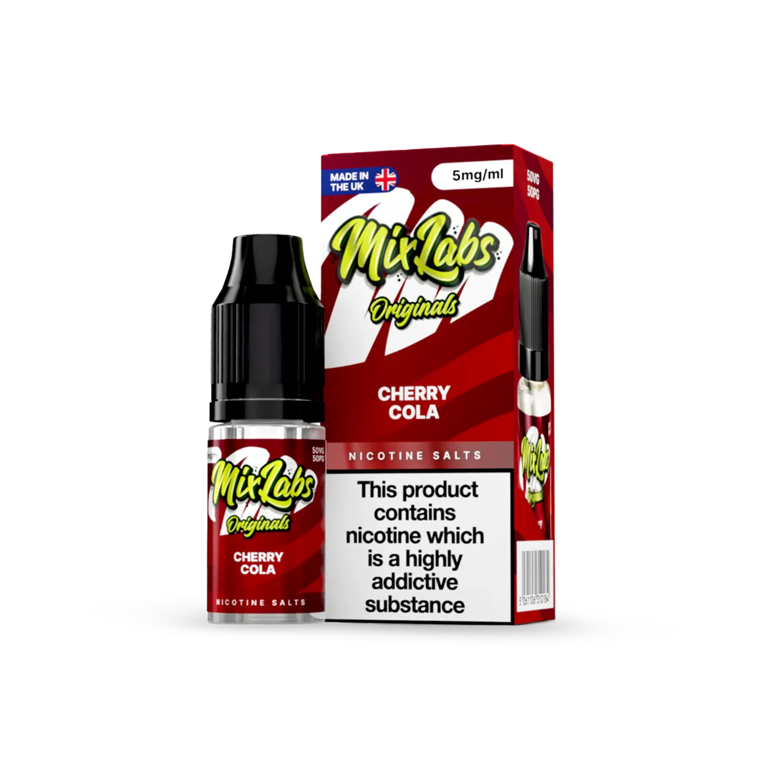cherry cola mix labs nic salts 5mg