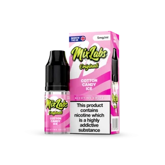 Cotton Candy Ice Mix Labs Nic Salts 5mg