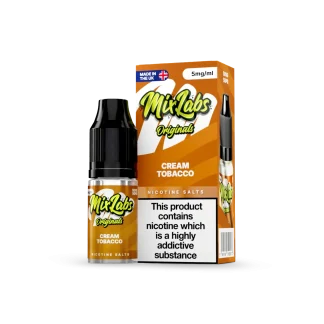 Cream Tobacco Mix Labs Nic Salts 5mg