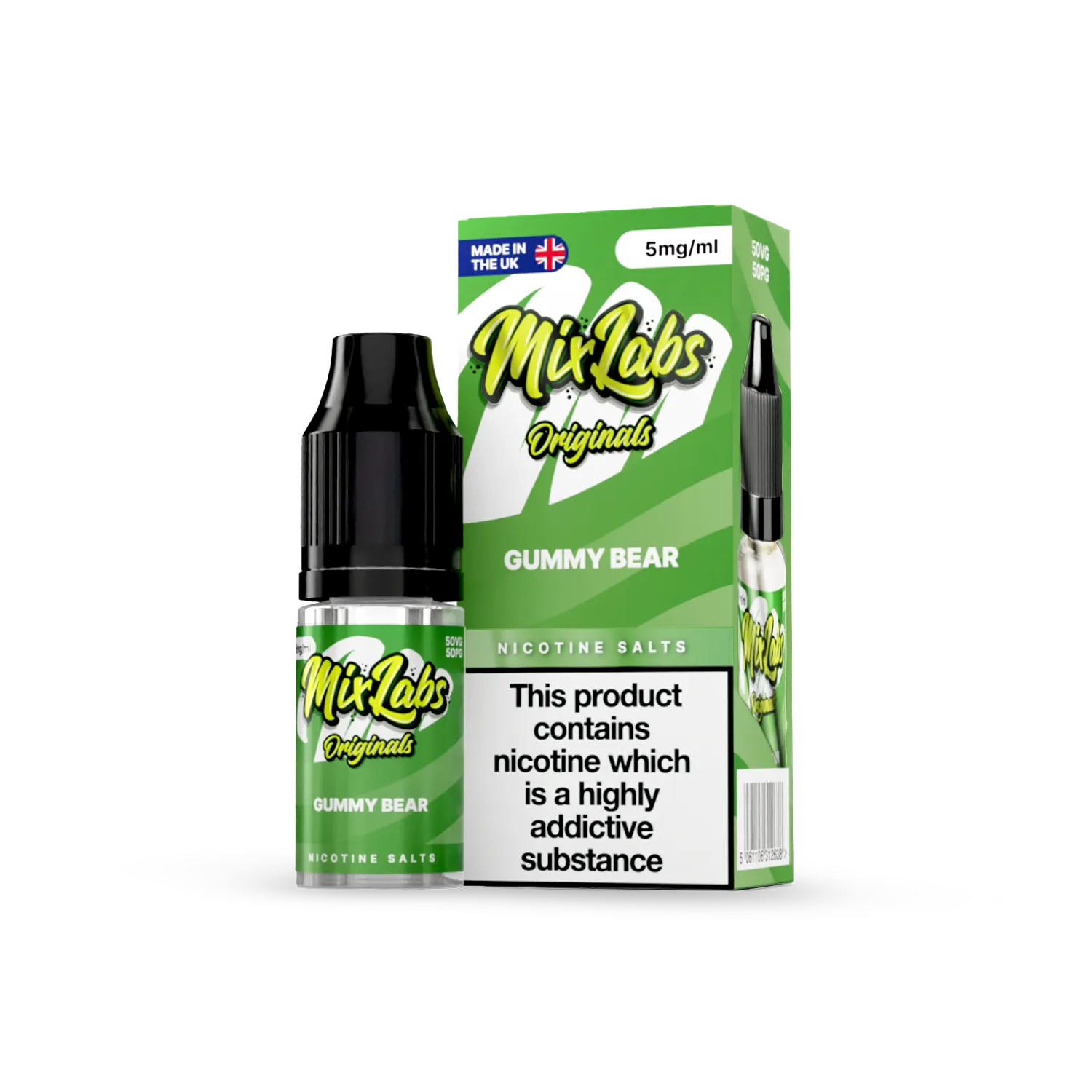 Gummy Bear Mix Labs Nic Salts 5mg
