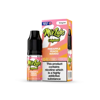 Pineapple Peach Mango Mix Labs Nic Salts 5mg