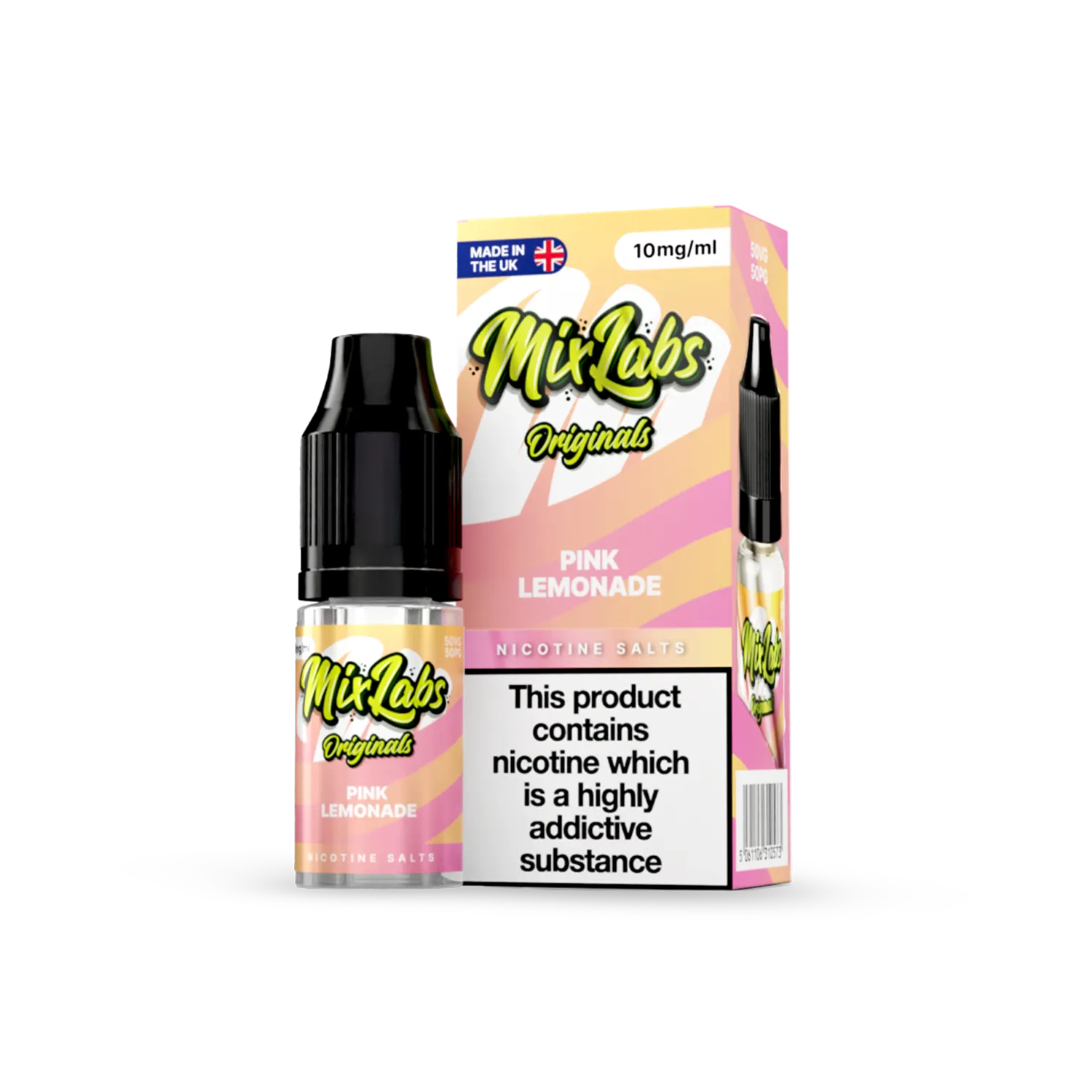 Pink Lemonade Mix Labs Nic Salts 10mg