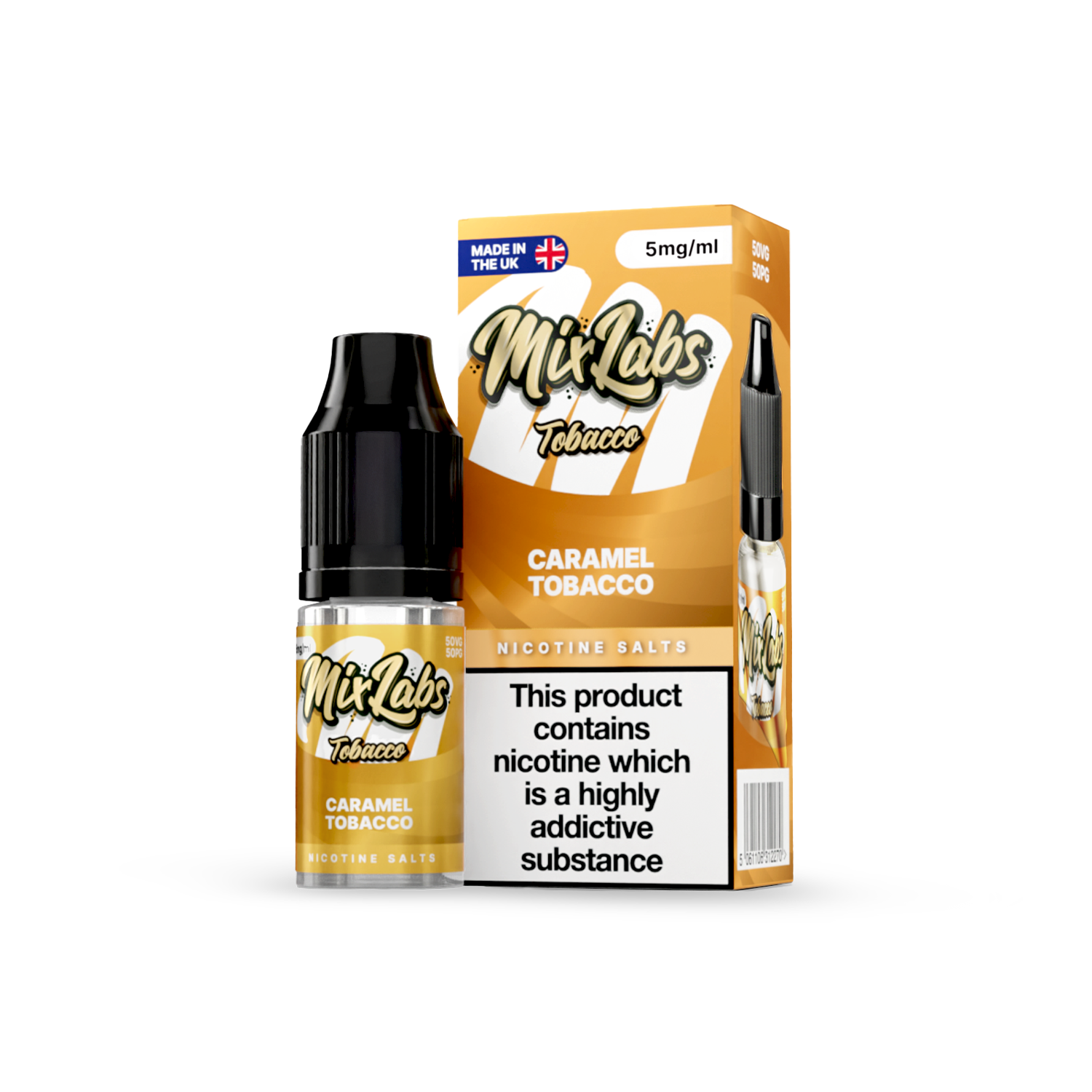 Caramel Tobacco Mix Labs Nic Salt