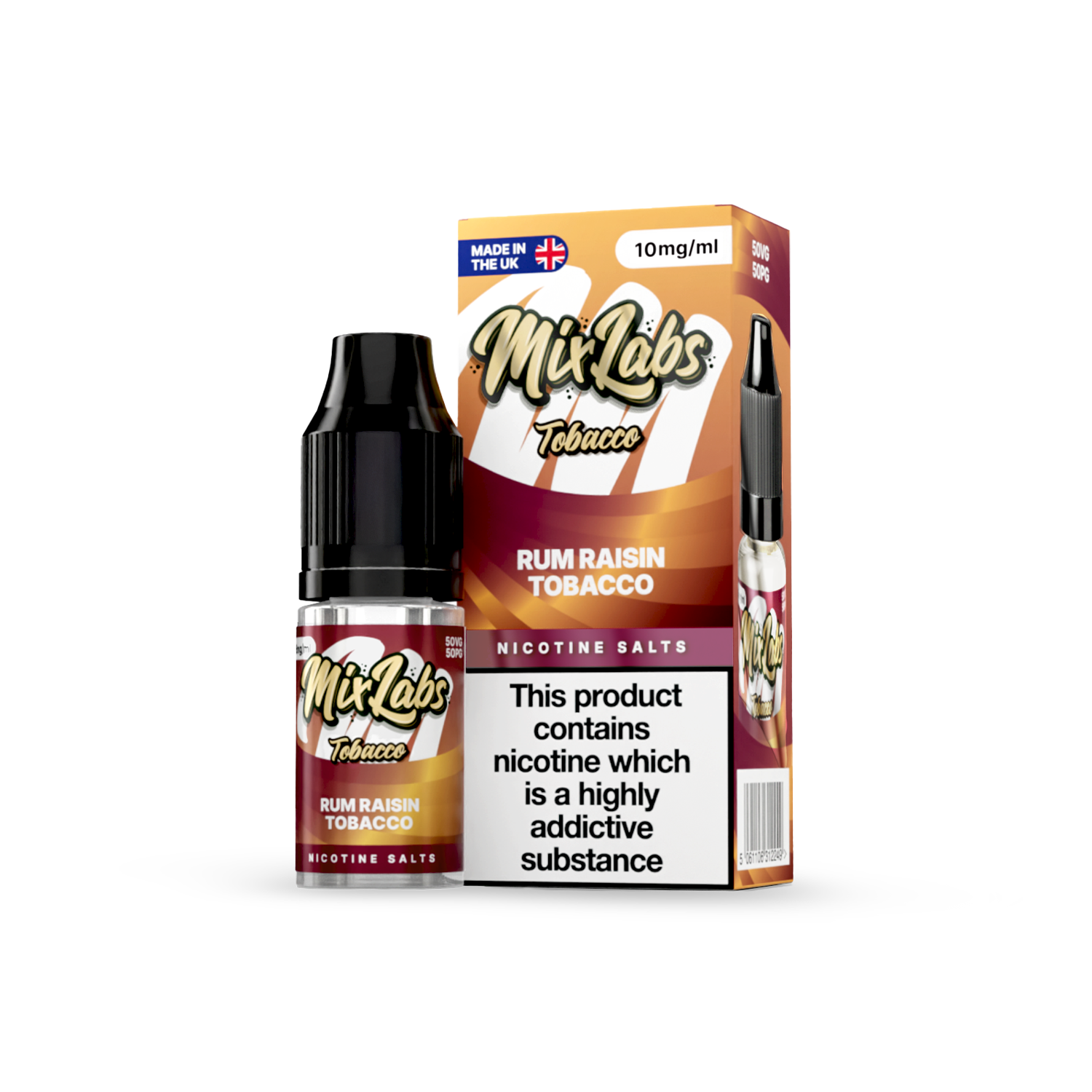 Rum & Raisin Tobacco Mix Labs Nic Salt