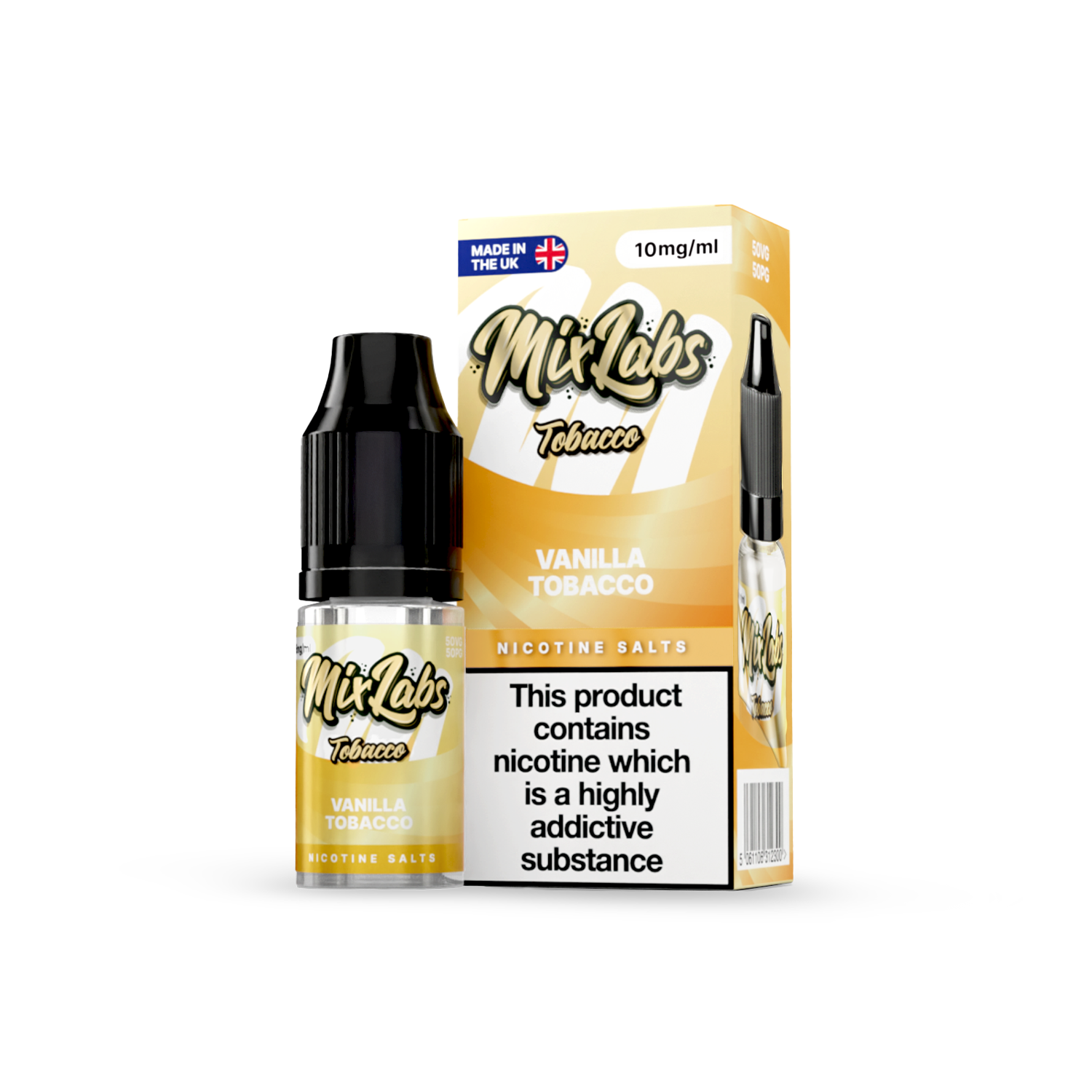 Vanilla Tobacco Mix Labs Nic Salt