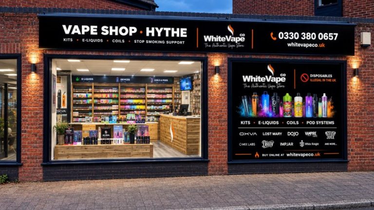 White Vape Co Hythe shop