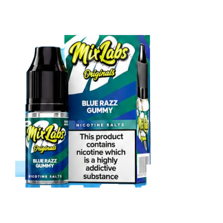 Blue Razz Gummy Mix Labs Nic Salts