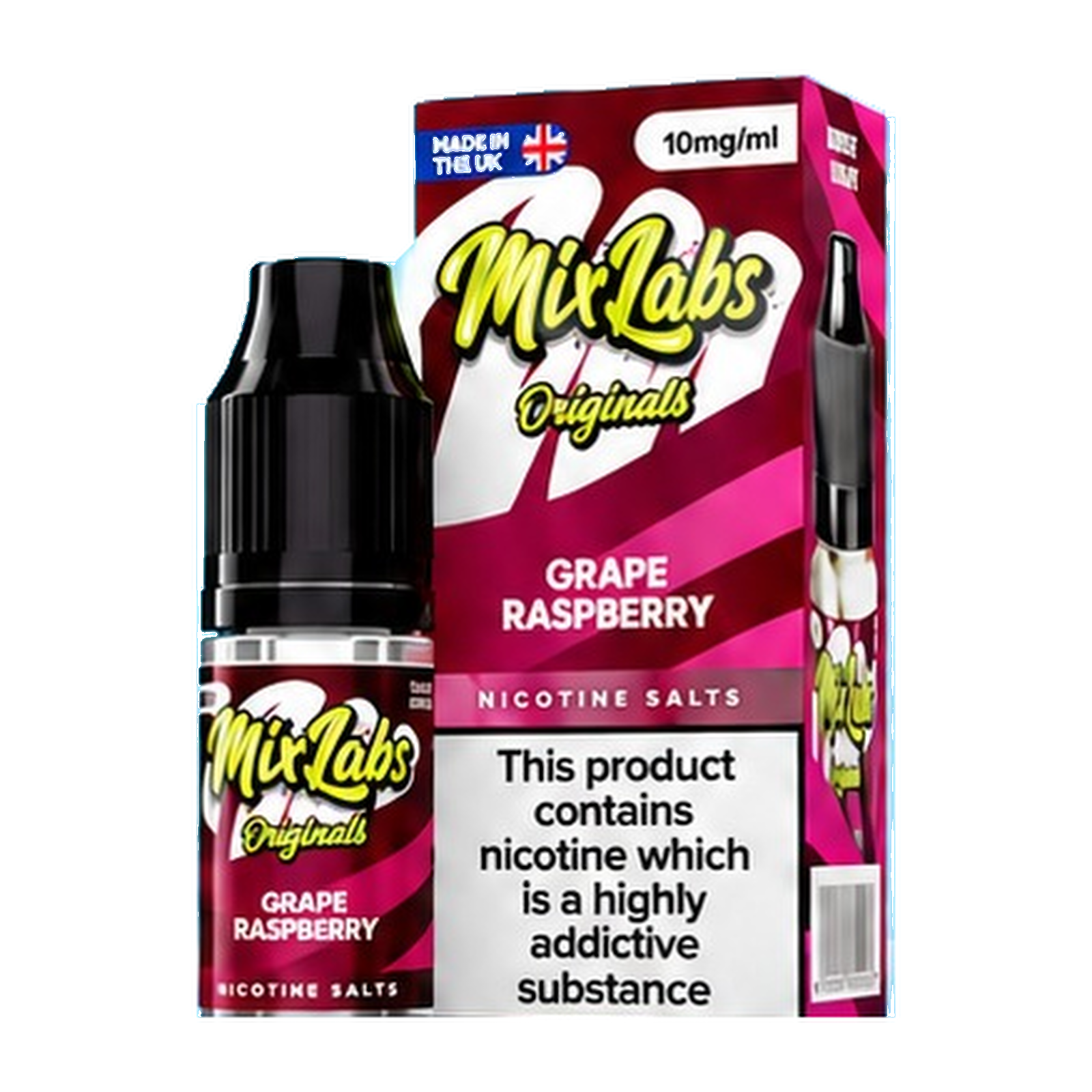 Grape Raspberry Mix Labs Nic Salts