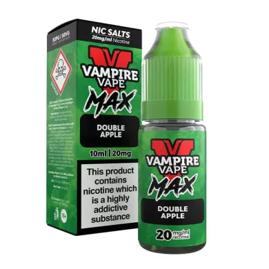 Double Apple Vampire Vape MAX Nic Salt | Crisp Red & Green Apple Blend