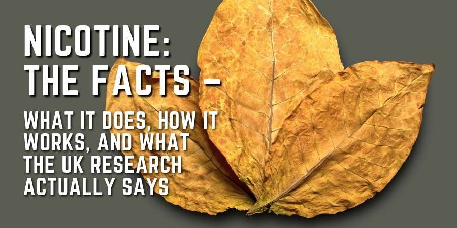 nicotine - the facts, what does it do to you and your body