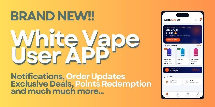 vape shop app by white vape co