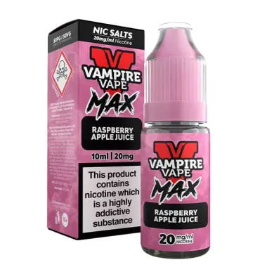 Raspberry Apple Juice Vampire Vape MAX Nic Salt | Crisp Apple & Tangy Raspberry