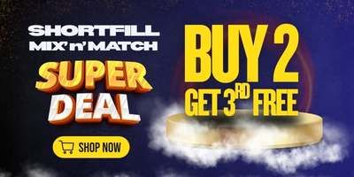 shortfill elqiuids buy 2 get 3rd free