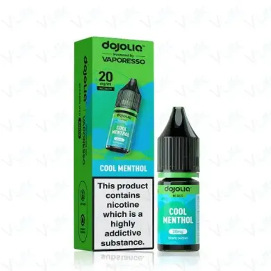 Cool Menthol DOJOLIQ Nic Salts by Vaporesso delivers a clean, refreshing icy menthol hit designed for pod kits. Explore the full DOJOLIQ nic salt range at White Vape Co.