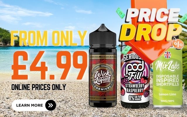 eliquid shortfills from £4.99