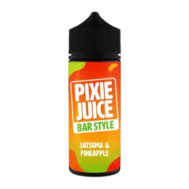 Pixie Juice Bar Style Satsuma & Pineapple 100ml Shortfill | 50/50 Citrus Tropical Vape