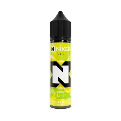 Lemon Lime Nixer 30ml Longfill delivers a bright citrus blend of sharp lemon and zingy lime. Mix with any Nixer Mixer Kit to create your perfect strength. Available at White Vape Co.
